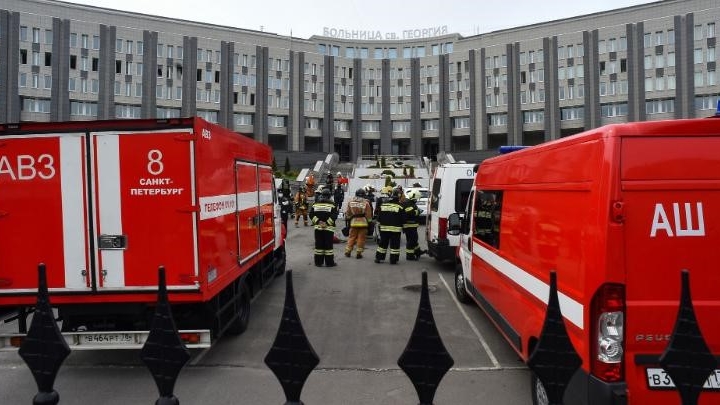 A fire in a hospital treating coronavirus patients in Russia claimed the lives of five patients and forced the evacuation of 150 people