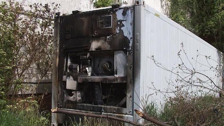 Shocking! A container with the corpses of COVID-19 sick people burned down in St. Petersburg