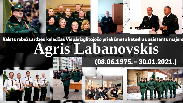 45 gadu vecumā ar COVID-19 mūžībā aizsaukts robežsardzes virsnieks Agris Labanovskis 